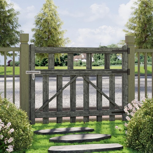 Garden wooden gate pedestrian - wooden,