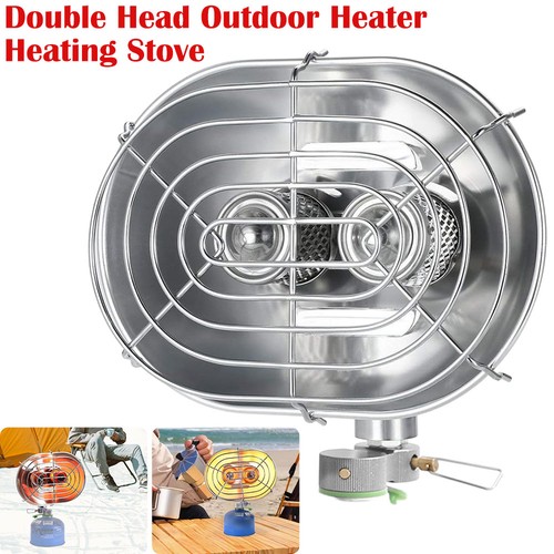 Double head burner portable - head,