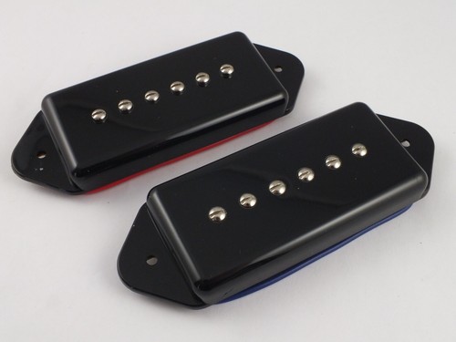 Black p90 dog ear - p90, pickups
