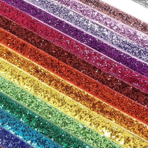 25mm glitter velvet - inch),