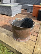 Vintage Copper Coal Scuttle