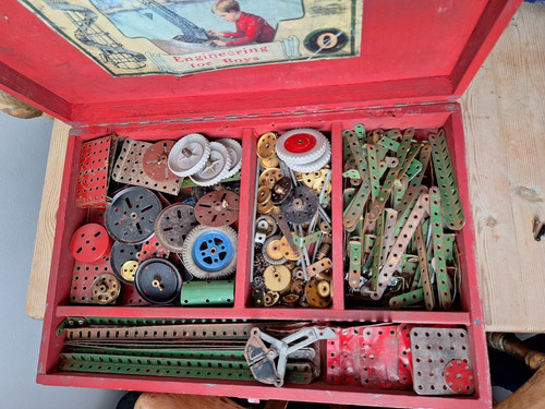 Meccano construction set from