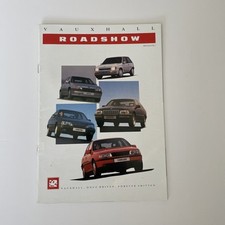 VAUXHALL ROADSHOW RANGE PROMO BROCHURE 1989 - NOVA GTE CAVALIER SENATOR