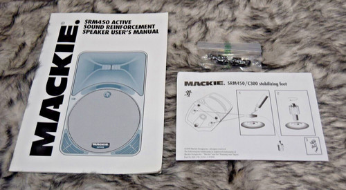 Mackie srm450 speakers - mackie,