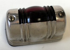 Vintage Retro Boat Navigation Maritime Marine Port Light Chrome , Red  .