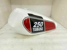 Yamaha XT 250 3Y3 4Y1 Steel Red & White Painted Gas Fuel Petrol Tank 1980-1990