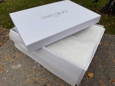 Jimmy Choo EMPTY Shoe Box with Tissue Paper