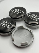 Ford Focus 2015 Petrol Hatch 1.0 EcoBoost Black Alloy Wheel Centre Cap 54mm X 4