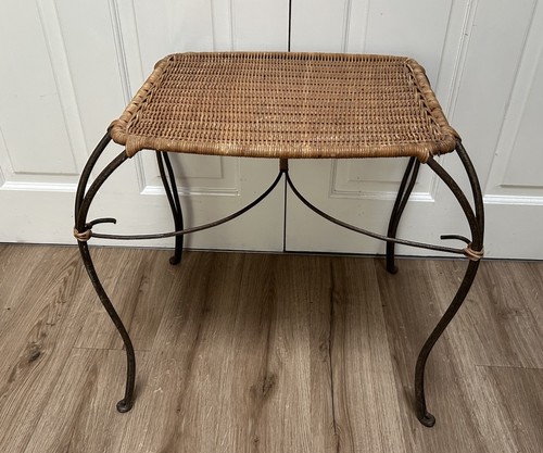 Vintage swedish wicker side - swedish,
