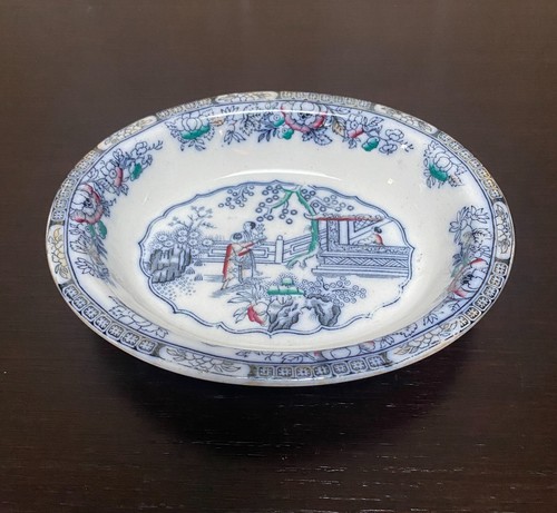 Vintage oval bowl satsuma - oval,