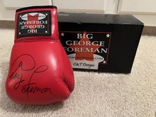 George Foreman Signed Right Boxing Glove Mini 