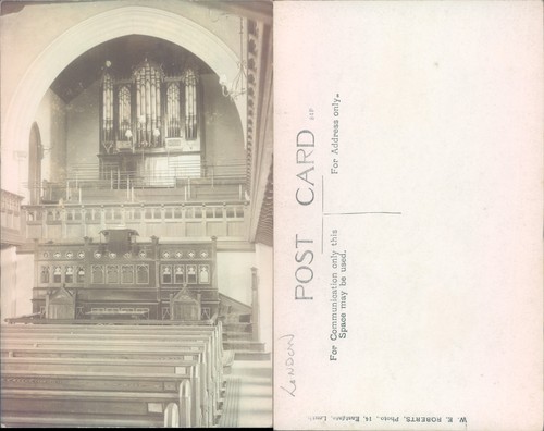 Church interior with - , organ
