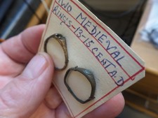 two medieval finger rings 1
