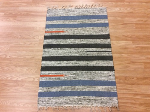 Ethnic cream blue striped - cream,