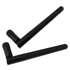 2 Pack 2dBi WiFi Bluetooth Antenna 2.4GHz Wireless LAN Network PC RP-SMA Male