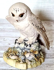 Teviotdale Scotland Large Snowy Owl Very Rare Vintage Owl by D.Edleman 1988 Vgc