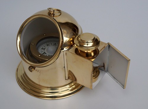Vintage marine binnacle boat