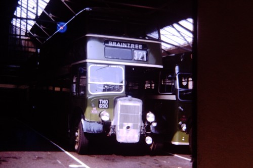 1968 original bus slide london - original,