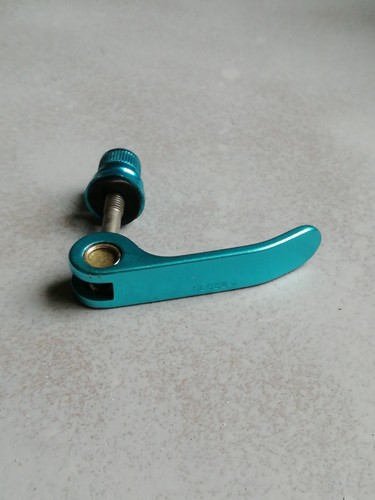 Vintage seatpost clamp blue - vintage, clamp,