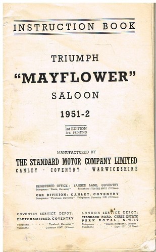 Triumph mayflower litre - mayflower, 1.25