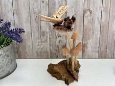 Wooden Mushroom Toadstool