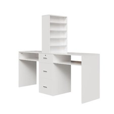 White Manicure Nail Table Bar