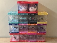 M2 MACHINES 2025 Coca Cola Christmas Ornament Set of 14 (12 + 2 DAMAGED IN BOX)