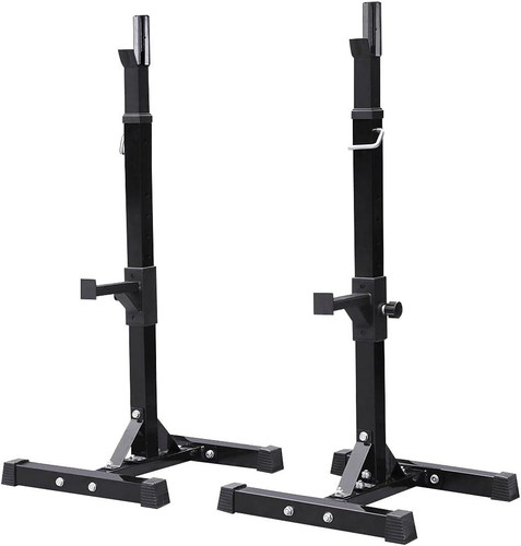 Adjustable squat rack - adjustable, barbell