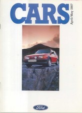 Ford Cars Range April/May 1987