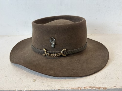 Akubra brown felt cowboy - akubra,