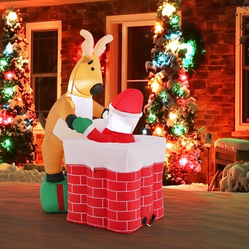 5ft inflatable liftable - liftable, santa