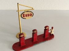 Esso petrol pump with sign