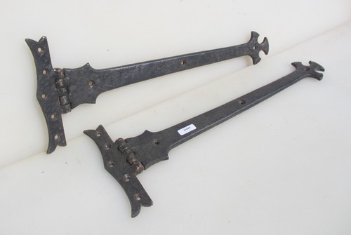 Vintage iron door - door, hinges