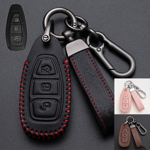 Genuine leather car key fob - car,