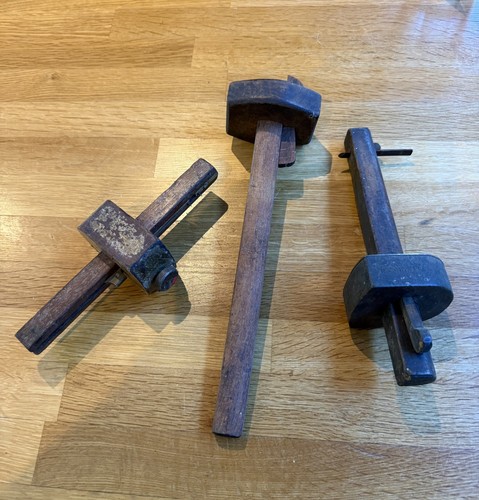 Vintage wooden mortise marking - vintage,