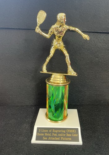 Tennis female trophy with - female,