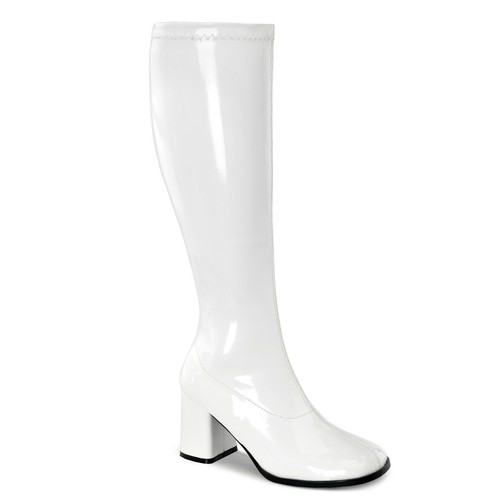 White knee 60s 70s hippie - white,