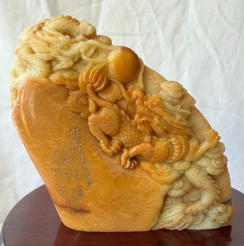 Chinese carved shoushan - chinese,