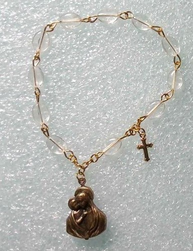 Rosary chaplet rare clear - rosary,