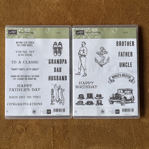 Stampin rubber stamp set - up!,