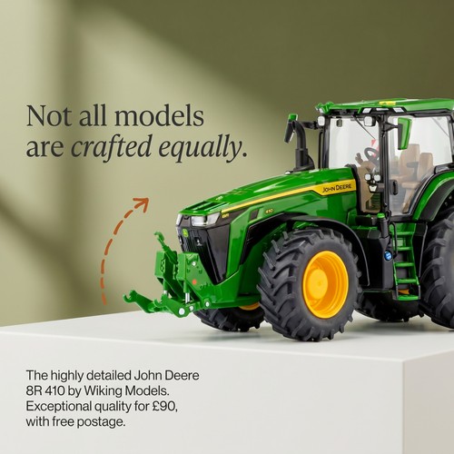 Wiking scale farm tractor - scale,