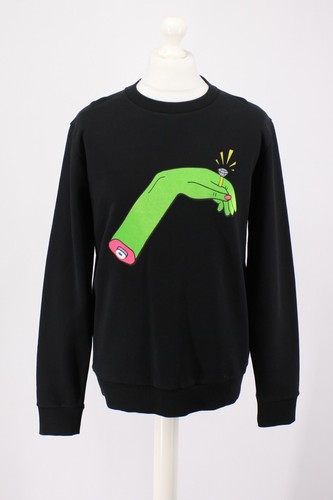 Marcelo burlon black hand ring - hand,