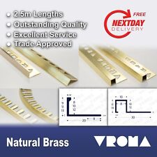 Brass Tile Trim Vroma natural