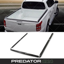 BLACK PROTECTIVE TRUCK BED RAIL CAPS COVERS FOR MITSUBISHI L200 TRITON 2015-23