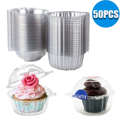 100 plastic cupcake muffin - plastic,