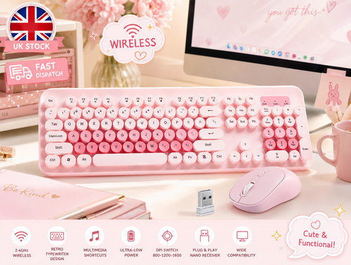 Wireless keyboard and - and, mouse