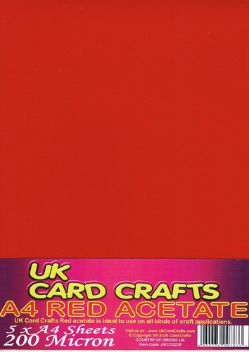 Red acetate 200 micron 5 - acetate, x