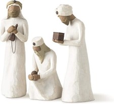 NEW WILLOW TREE BY SUSAN LORD THREE WISE MEN NATIVITY FIGURINES RRP £80 NOW £40