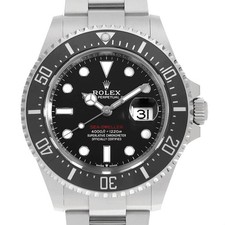 ROLEX SEA-DWELLER with crown 126600 black Random Number second hand mens