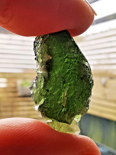 Moldavite crystal - , (01)